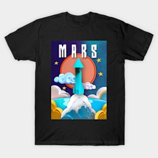 Starship to Mars (paper version) T-Shirt